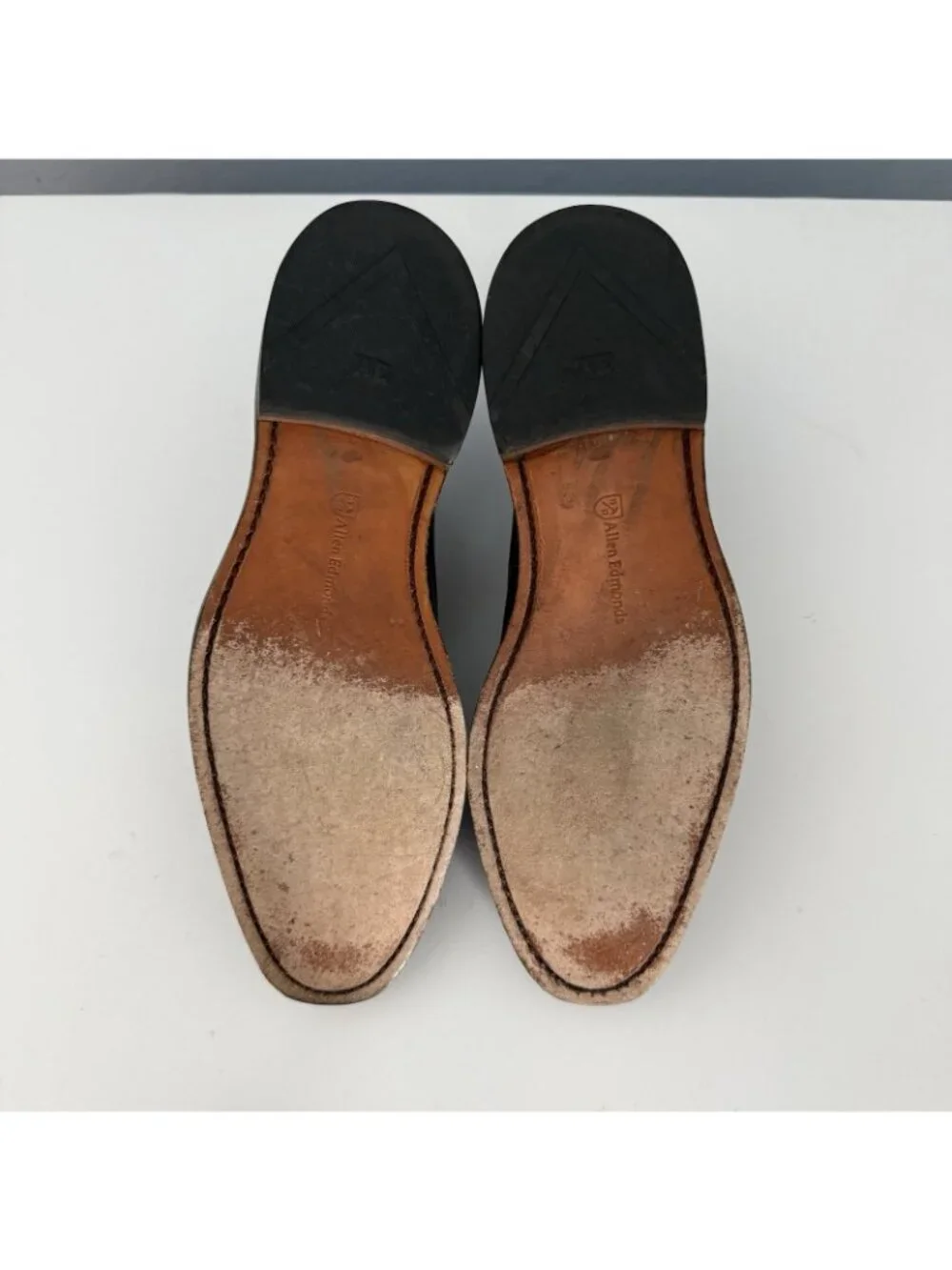 Allen Edmonds Fifth Avenue Leather Cap Toe Oxfords Brown (7485) Sz 9 D